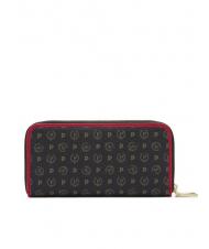 POLLINI HERITAGE  Large wallet with pocket black lacquer - Women&rsquo;s Wallets - 5