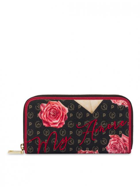 HERITAGE MY AMOR Large zip around wallet Black - Women&rsquo;s Wallets