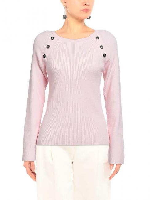 KHALED Sweater with buttons pink - Women's Sweaters