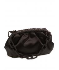 TRUSSARDI THALIA FRAME Small satin clutch BLACK - Women&rsquo;s Bags - 2