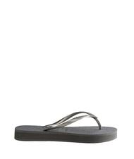 HAVAIANAS SLIM FLATFORM SLIM FLATFORM Women's flip-flops steel / gray - Women’s shoes - 3