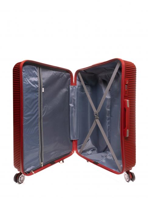 LUCKY Set of 3 trolleys red - Trolley Set