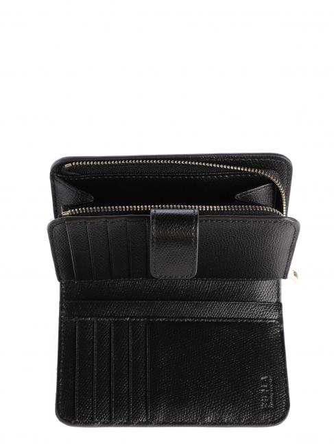 CAMELIA Women's leather wallet Black - Women’s Wallets