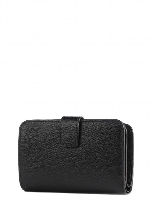 CAMELIA Women's leather wallet Black - Women’s Wallets