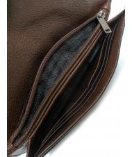 PIQUADRO CAMPIONARIO - WOSTOK Cell phone case in leather MORO - Women&rsquo;s Bags - 2