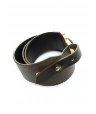 COCCINELLE ARLETTIS Reptile print leather belt REEF - Belts - 3
