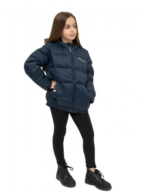 HIDETORA Short padded jacket blue - Baby Jackets
