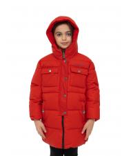 TRUSSARDI HIDEYORI Long padded jacket red - Baby Jackets - 3