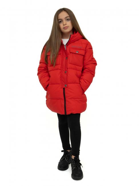 HIDEYORI Long padded jacket red - Baby Jackets