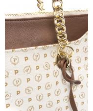 POLLINI Heritage Classic Shoulder shopper, with shoulder strap ivory / brown - Women&rsquo;s Bags - 3