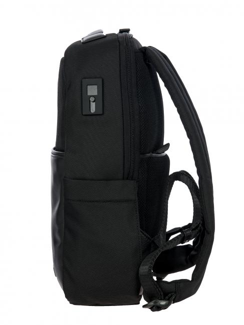 MONZA Expandable backpack for 14" pc with USB black / black - Laptop backpacks