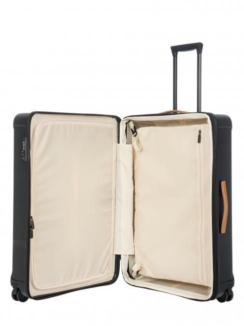 CAPRI Large trolley with USB port Black - Rigid Trolley Cases