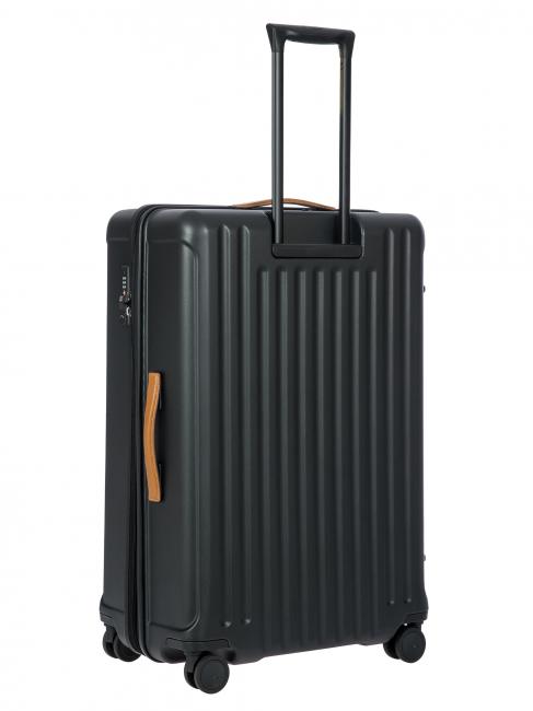 CAPRI Large trolley with USB port Black - Rigid Trolley Cases