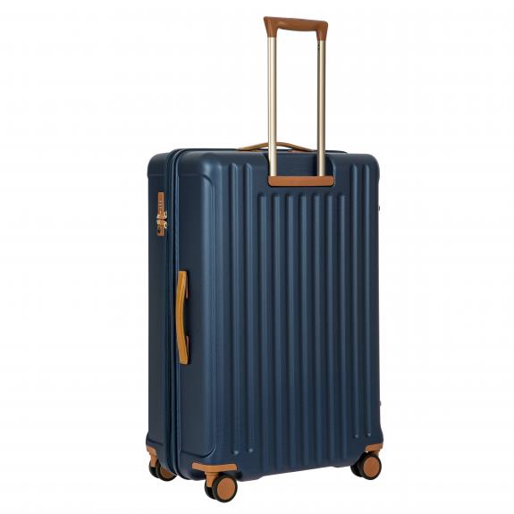 CAPRI Large trolley with USB port blue - Rigid Trolley Cases