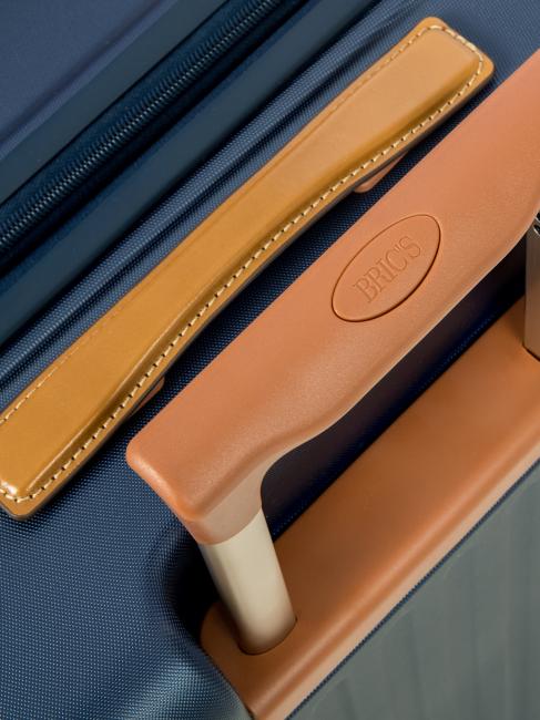 CAPRI Large trolley with USB port blue - Rigid Trolley Cases