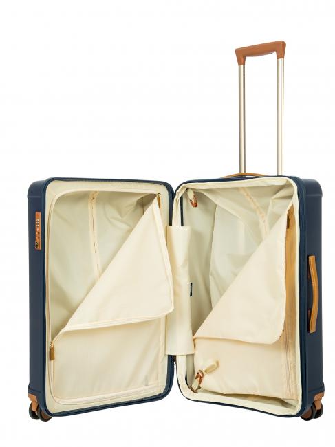 CAPRI Medium trolley with USB port blue - Rigid Trolley Cases