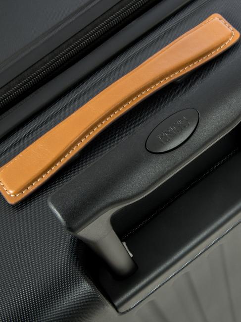 CAPRI Medium trolley with USB port Black - Rigid Trolley Cases