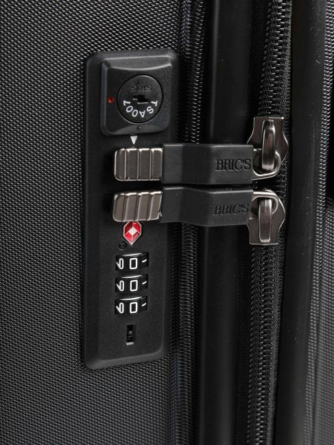 CAPRI Hand luggage with USB port Black - Hand luggage