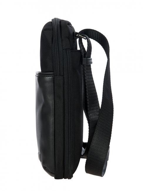 MONZA Expandable tablet bag black / black - Over-the-shoulder Bags for Men