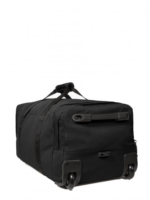 LEATHERFACE M + Medium Trolley Bag BLACK - Semi-rigid Trolley Cases