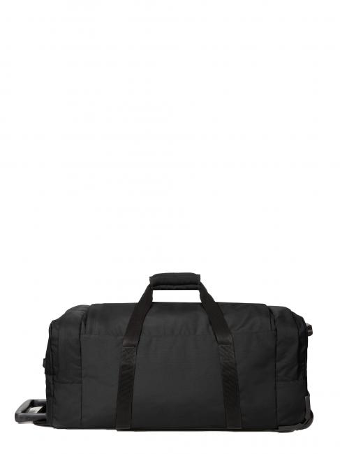 LEATHERFACE M + Medium Trolley Bag BLACK - Semi-rigid Trolley Cases