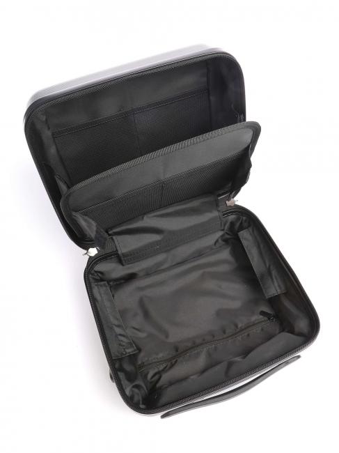 LOGODUCK + Rigid beauty case with shoulder strap BLACK - Beauty Case