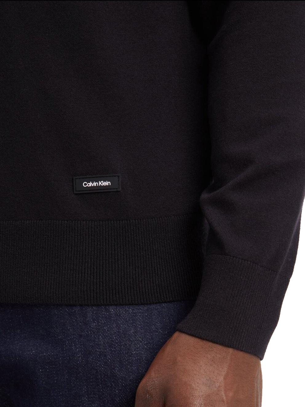 Calvin Klein Tencel-Blend Cn Sweater Ck Black - Buy On Le Sac Outlet! Calvin Klein Tencel-Blend Cn Sweater Ck Black - Buy On Le Sac Outlet!