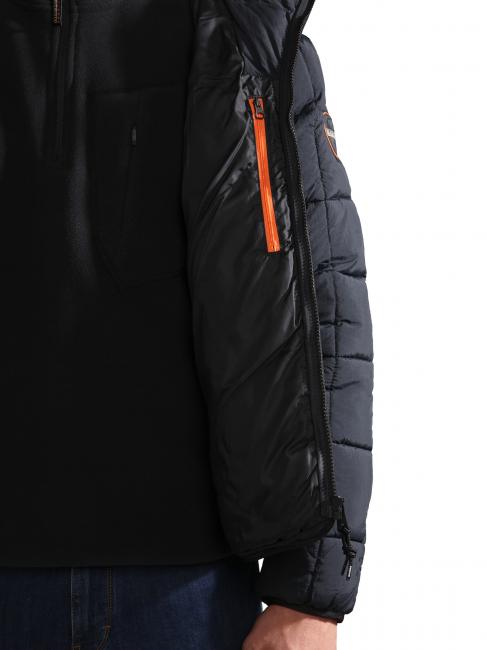 ARIEL 1 Quilted jacket with hood black 041 - Men's down jackets