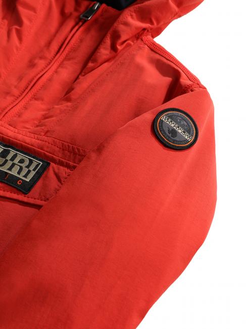 KIDS RAINFOREST WINTER Anorak jacket red poppies - Baby Jackets