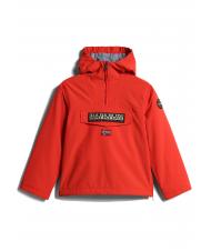 NAPAPIJRI KIDS RAINFOREST WINTER Anorak jacket red poppies - Baby Jackets - 7