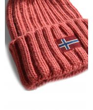 NAPAPIJRI SEMIURY W 3 Cap with cuff and pom pom pink raspberry - Hats - 3