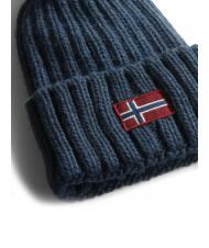NAPAPIJRI SEMIURY W 3 Cap with cuff and pom pom blue ensign - Hats - 3