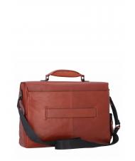 PIQUADRO HARPER 15.6" laptop briefcase, in leather LEATHER - Work Briefcases - 3