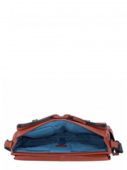 HARPER 15.6" laptop briefcase, in leather LEATHER - Work Briefcases