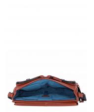 PIQUADRO HARPER 15.6" laptop briefcase, in leather LEATHER - Work Briefcases - 4