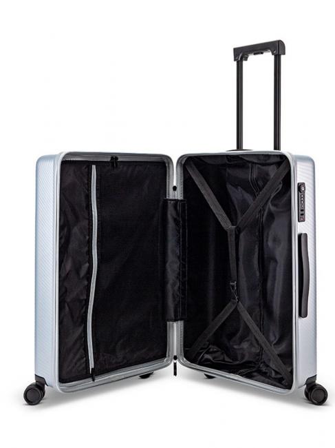 CHINOOK Medium size trolley silver - Rigid Trolley Cases