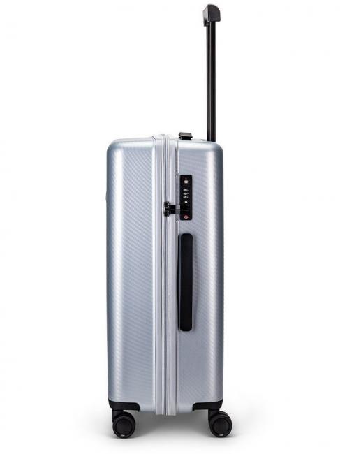 CHINOOK Medium size trolley silver - Rigid Trolley Cases