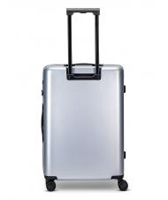 ESERCITO CHINOOK Medium size trolley silver - Rigid Trolley Cases - 4