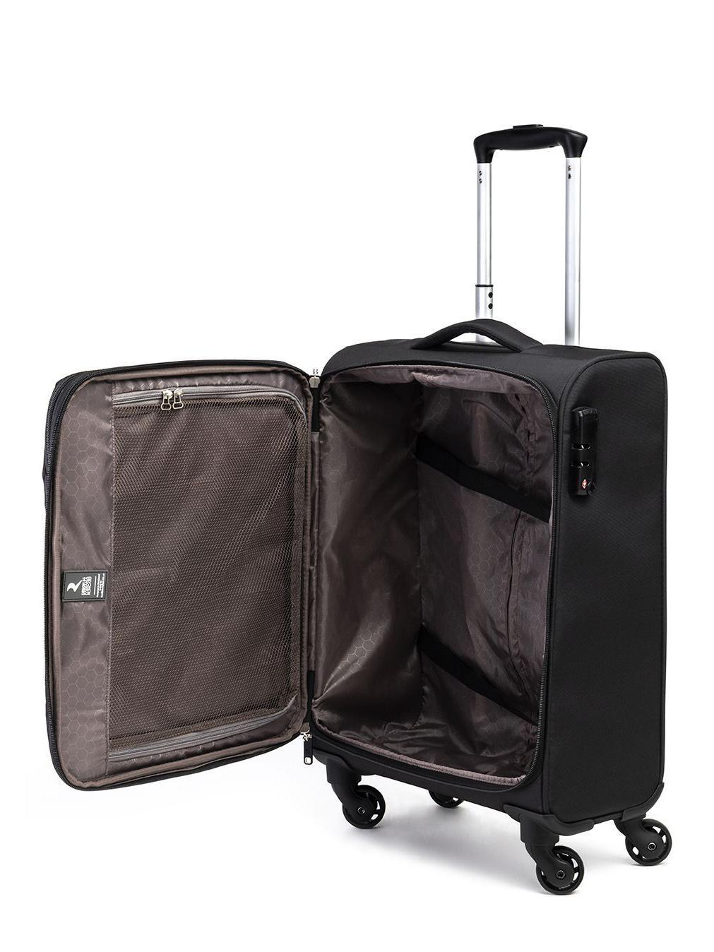 R Roncato Eco-Mood Hand Luggage Trolley Black - Buy At Outlet Prices!