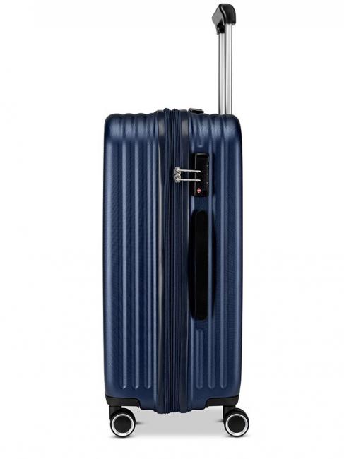 FIBRA II Medium expandable trolley night blue - Rigid Trolley Cases