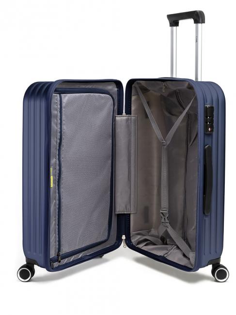 FIBRA II Large expandable trolley night blue - Rigid Trolley Cases