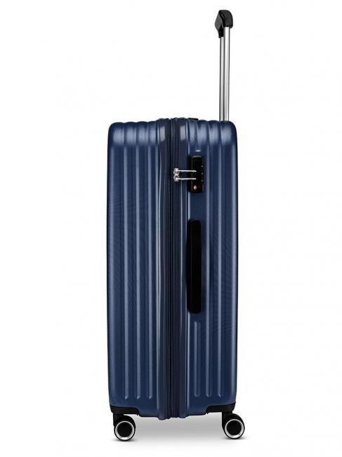 FIBRA II Large expandable trolley night blue - Rigid Trolley Cases