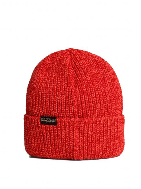 KIDS F-METAL Turn-up cap red poppies - Baby Hat