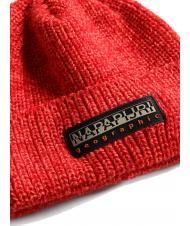 NAPAPIJRI KIDS F-METAL Turn-up cap red poppies - Baby Hat - 3