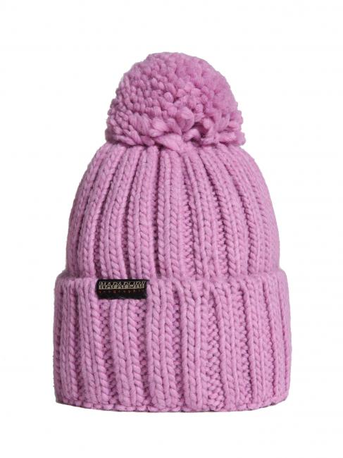 KIDS SEMIURY 6 Beanie with pom poms violet pansy - Hats