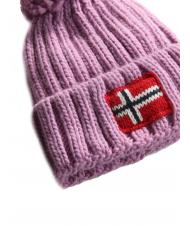 NAPAPIJRI KIDS SEMIURY 6 Beanie with pom poms violet pansy - Hats - 3