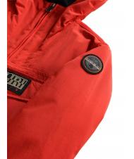 NAPAPIJRI KIDS RAINFIOREST 2 POCKET Hooded Jacket (4-16 years) red poppies - Baby Jackets - 3