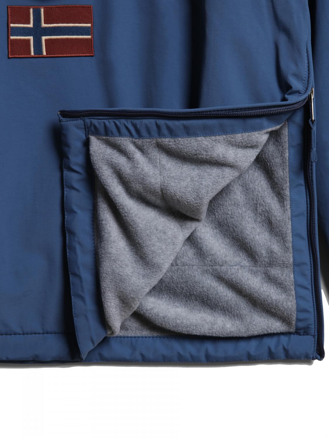 Napapijri Rainforest Winter 3 Waterproof Jacket With Hood Blue Ensign