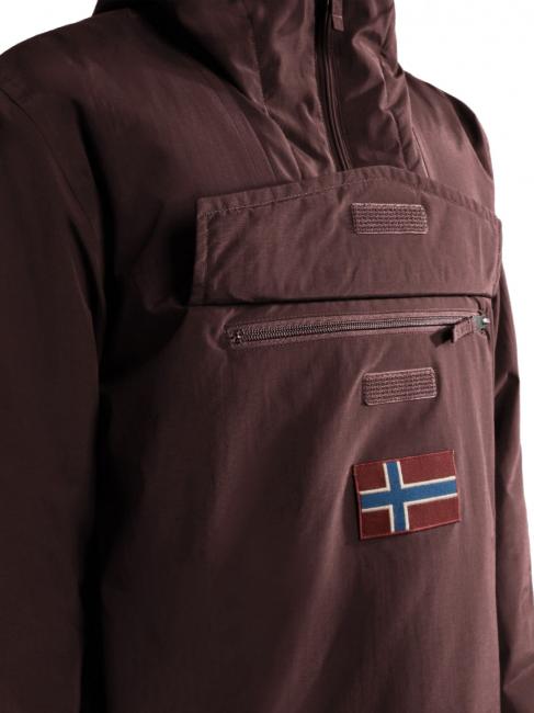 RAINFOREST WINTER 3 Waterproof jacket with hood burgundy fudge - Men's Jackets