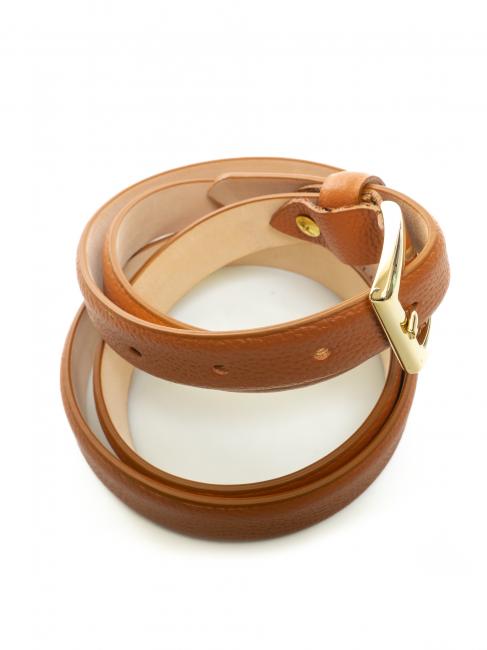 Cintura sottile in pelle palmellata  spicy - Belts